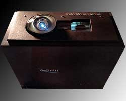 Fisheye-lens projector